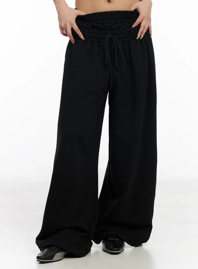 wide-leg-sweatpants-cm525 / Black