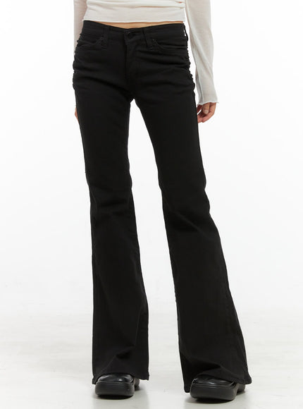 streamlined-cotton-slim-pants-cs412 / Black