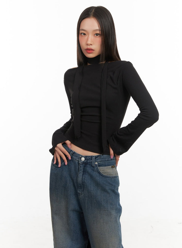 chicslim-crop-top-cd409 / Black