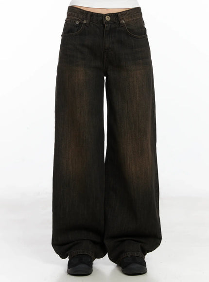 winnie-brown-baggy-jeans-cd502 / Black