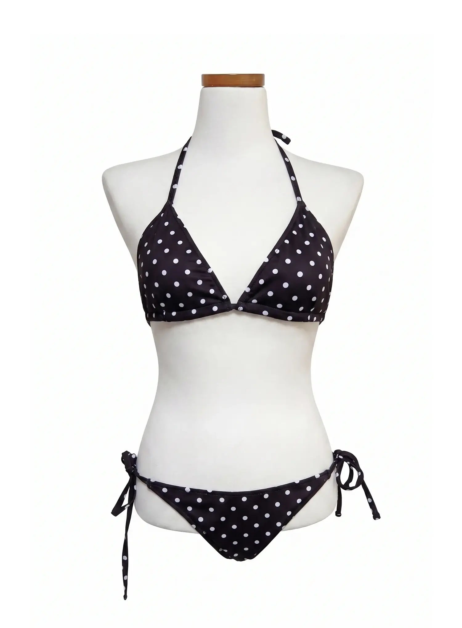 polka-dot-bikini-set-iy514 / Black