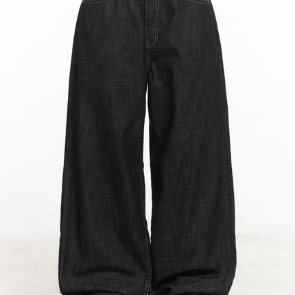 fenna-baggy-jeans-ca529 / Black