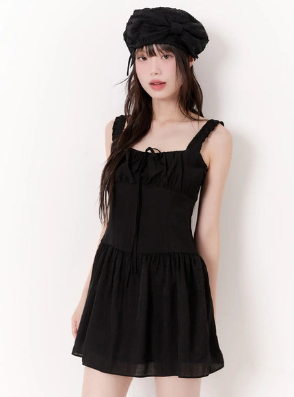 Casual Babydoll Mini Dress CL507 - Romantic style Casual Babydoll Mini Dress CL507 - Romantic style