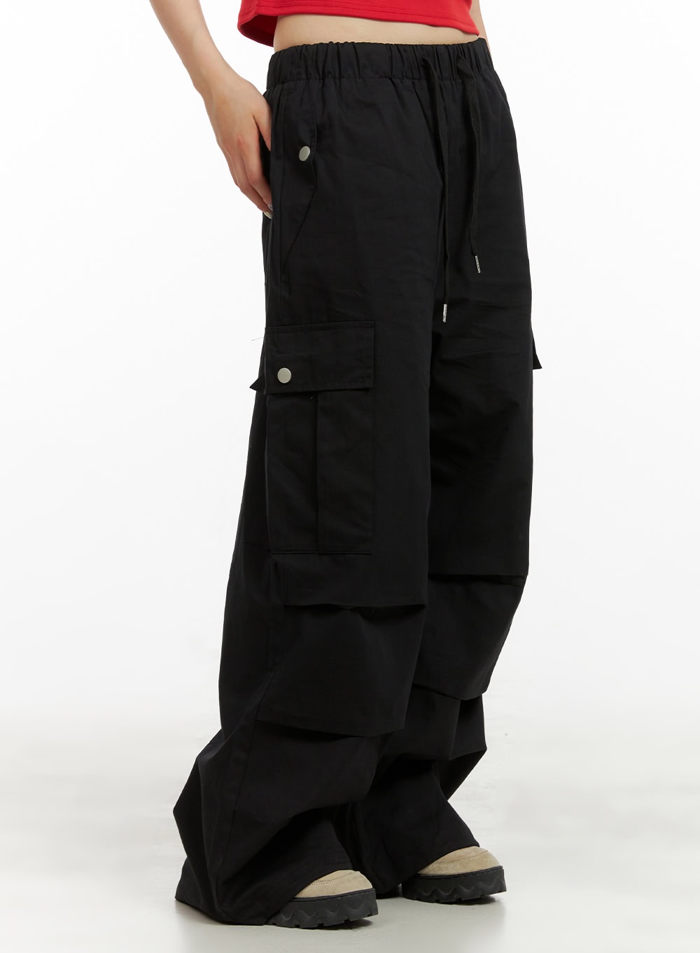 Cargo Wide Leg Pants CU424 - Acubi style | LEWKIN