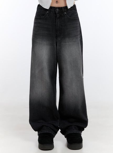 rowan-wide-leg-jeans-co422 / Black