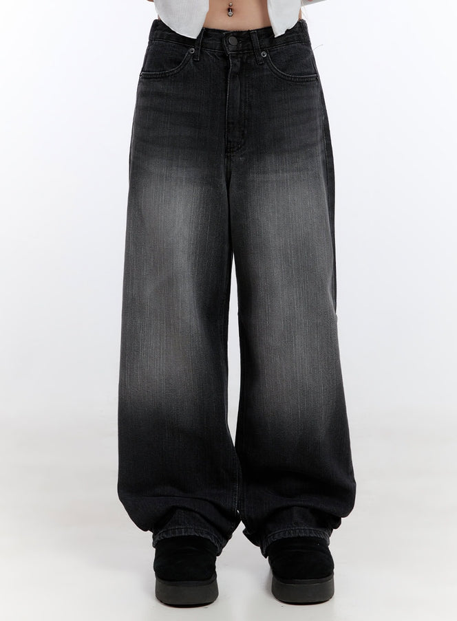 rowan-wide-leg-jeans-co422 / Black