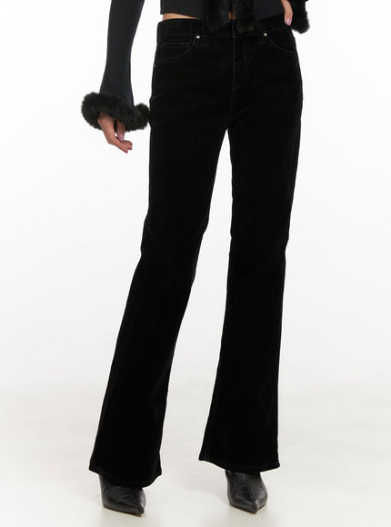 velvet-spice-slim-fit-pants-cd409 / Black