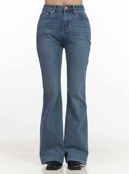 judy-flared-denim-jeans-cj515 / Blue