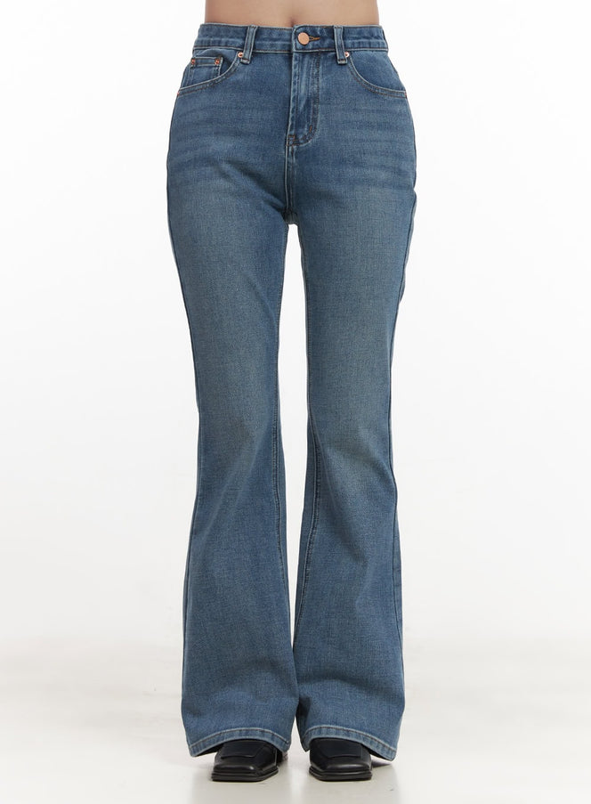 judy-flared-denim-jeans-cj515 / Blue