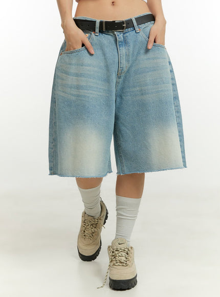 wide-fit-bermuda-jorts-cu428 / Blue