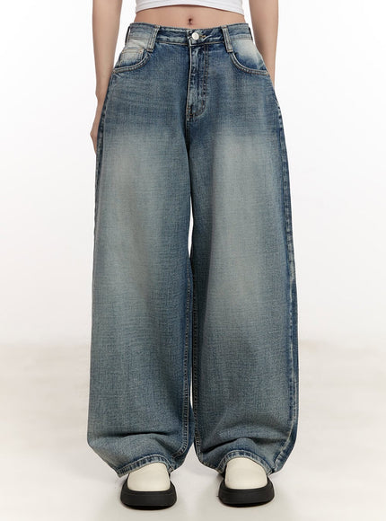 natali-washed-wide-leg-jeans-cm507 / Blue
