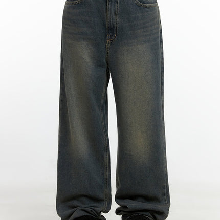 alina-washed-wide-leg-jeans-cn407 / Blue