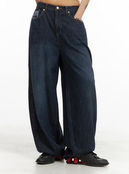 wide-fit-baggy-jeans-cy423 / Blue