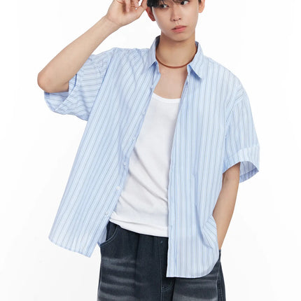 mens-striped-button-up-shirt-il504