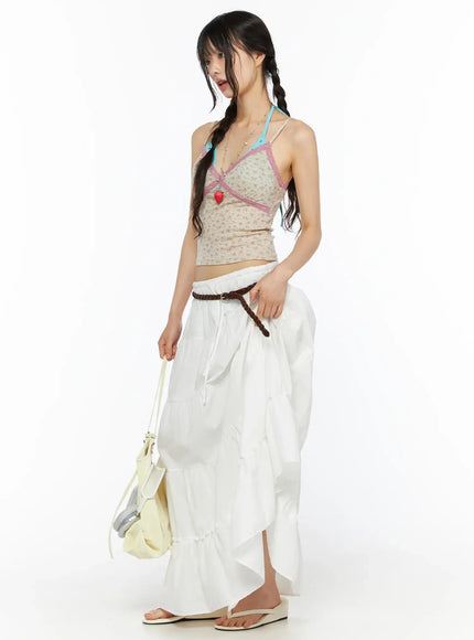 Tiered Frill Maxi Skirt CL530