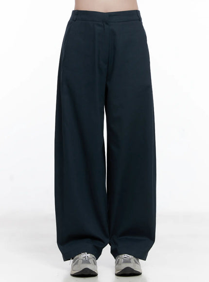 casual-wide-fit-trousers-cg521 / Dark blue