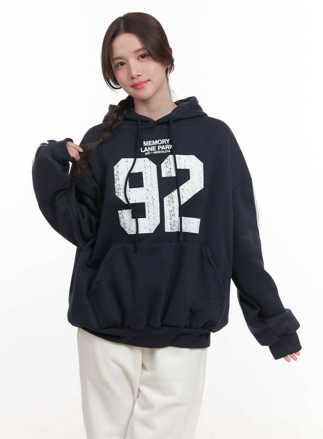 92-oversized-hoodie-cj514 / Dark blue