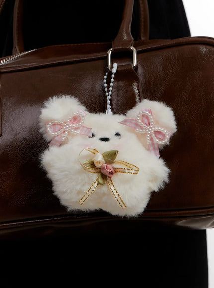 fluffy-teddy-bear-charm-keychain-io527