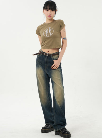 Vintage Wash Jeans CA327