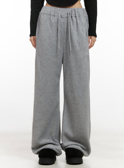 cozy-wide-fit-sweatpants-cn416 / Gray