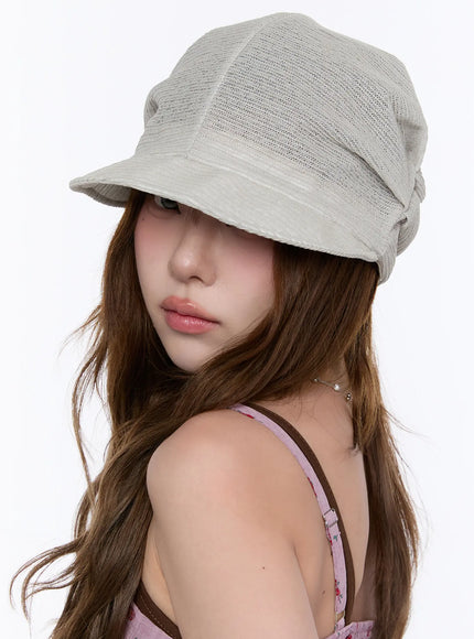 chic-knit-sailor-cap-ca522 / Gray