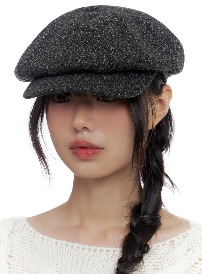 cotton-newsboy-cap-cs420 / Gray