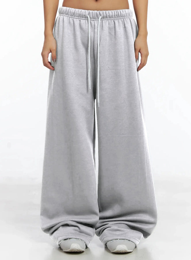 Thermal Wide-Leg Sweatpants IN528