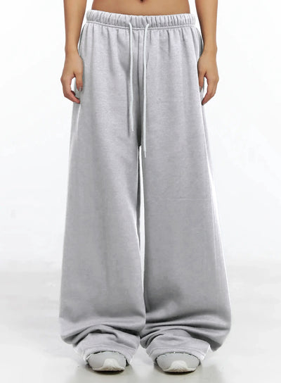 Thermal Wide-Leg Sweatpants IN528