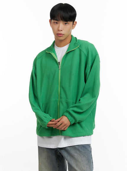 mens-collar-outerwear-jacket-cl429 / Green