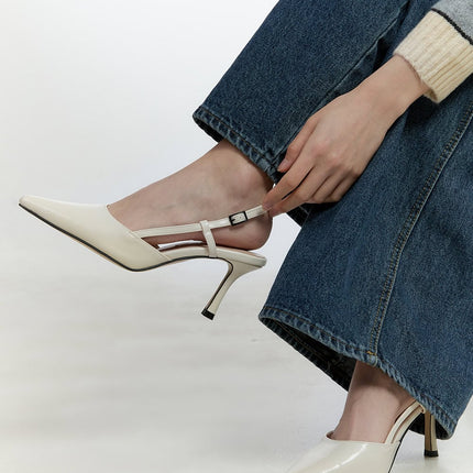 essential-sling-back-heels-cf503 / Light beige