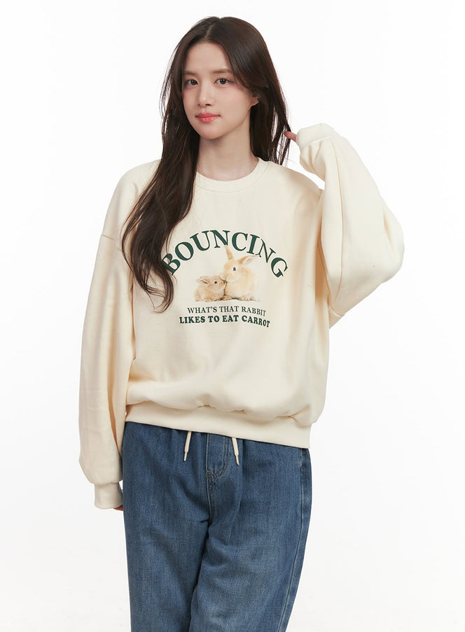 cozy-bunny-sweatshirt-cj514 / Light beige