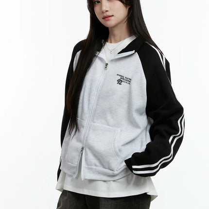 oversized-track-jacket-cd523 / Light gray
