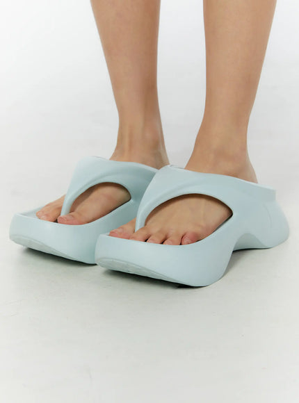pastel-platform-flip-flops-cy520 / Mint