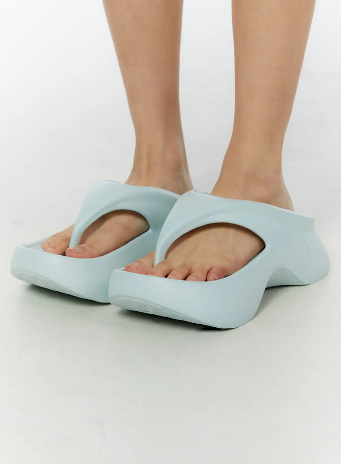 pastel-platform-flip-flops-cy520 / Mint