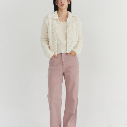 soft-color-wide-pants-on303 / Pink