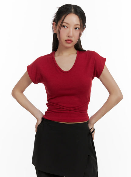 x-wrap-tee-cy403 / Red