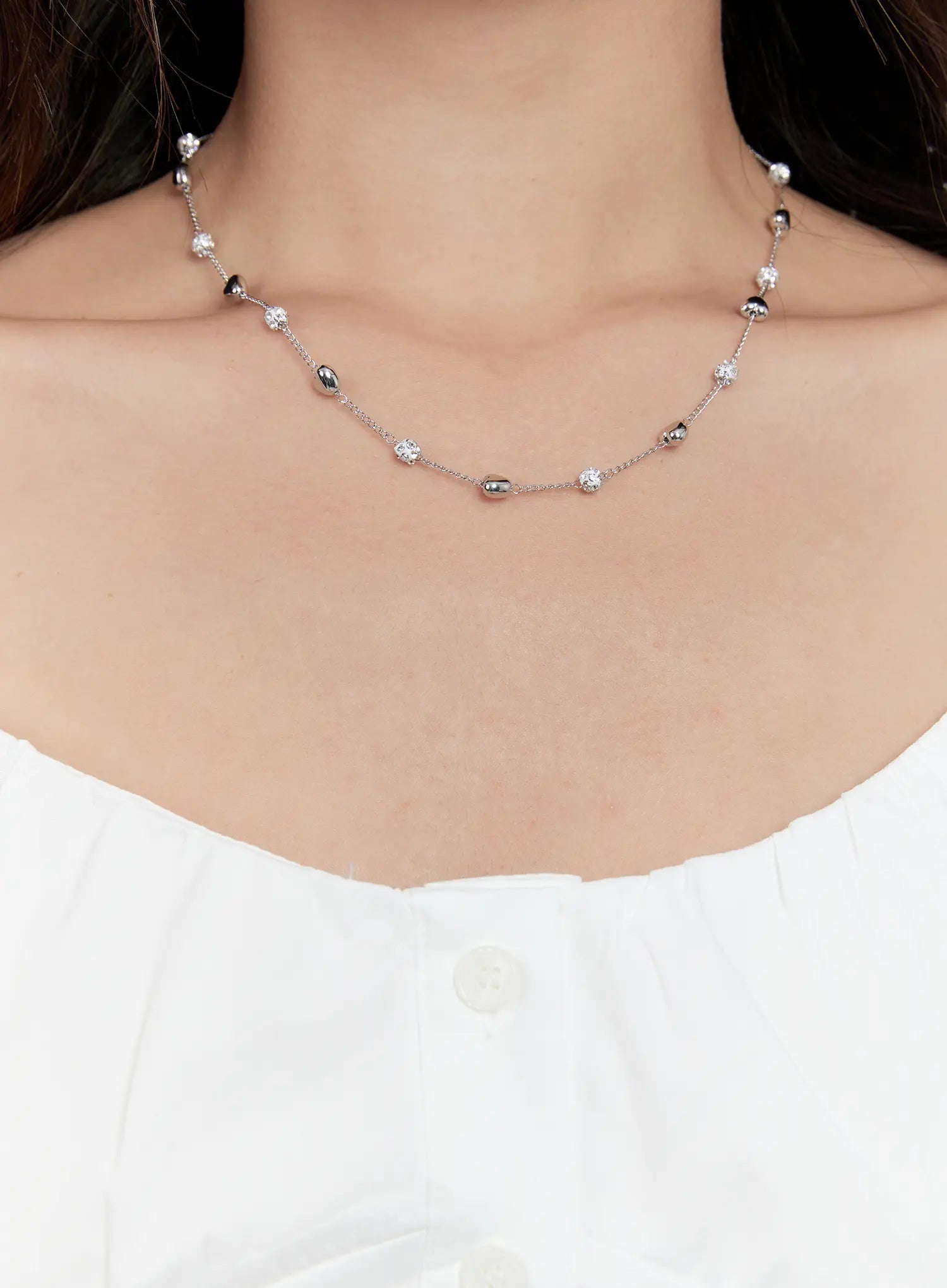cubic-heart-chain-necklace-cg501