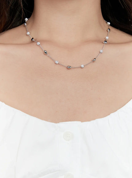 cubic-heart-chain-necklace-cg501