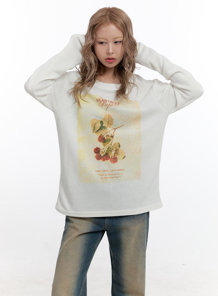 round-neck-loose-fit-tee-cn425 / White