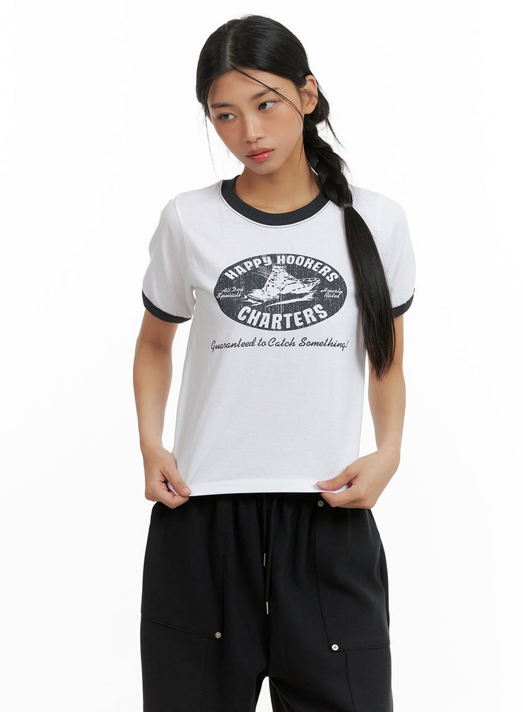 cotton-graphic-tee-ca424 / White