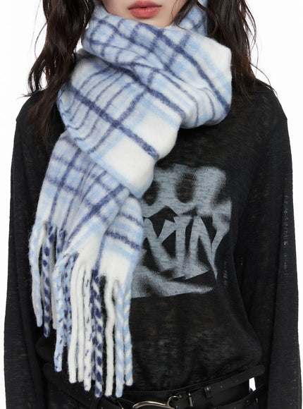 Plaid Scarf IN513