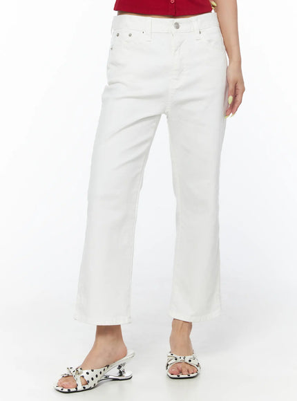 high-waisted-capri-pants-with-slit-cu502 / White