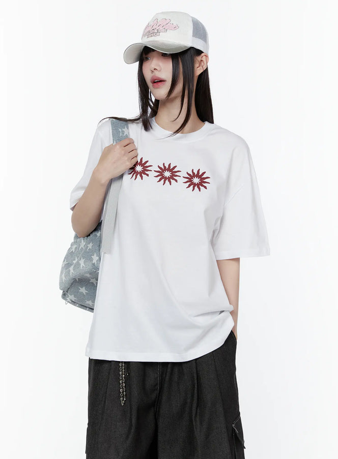 oversized-graphic-tee-cu505 / White