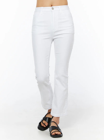 low-rise-long-capri-cotton-pants-cu522 / White