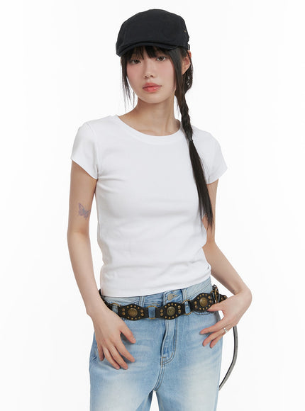 basic-cotton-tee-ca418 / White