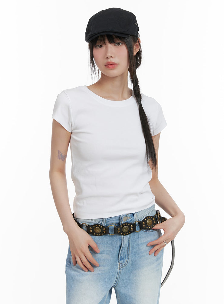 basic-cotton-tee-ca418 / White