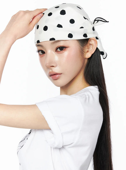 polka-dot-bandana-cu511 / White