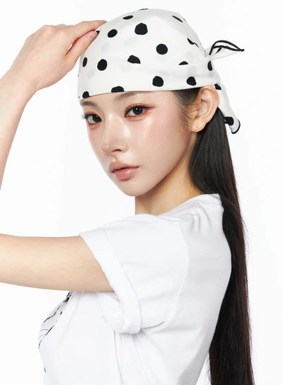 polka-dot-bandana-cu511 / White