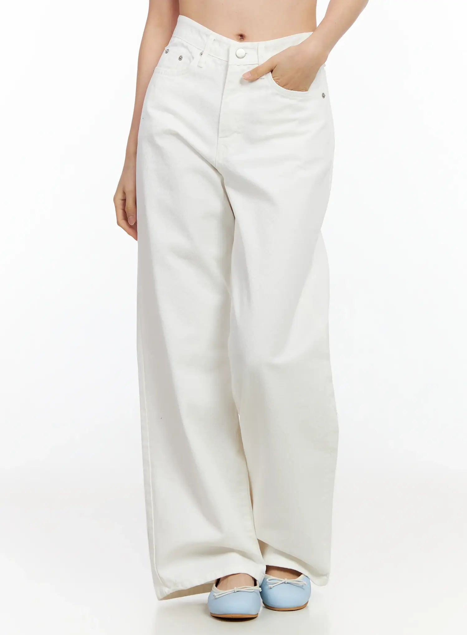 wide-leg-cotton-pants-im524 / White
