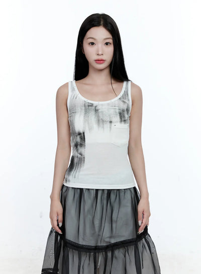 gradient-ribbed-tank-top-cg507 / White